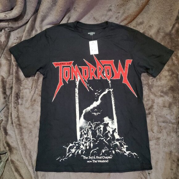 Hurry Up Tomorrow Shirt Mens Medium The Weeknd 3rd Final Chapter Graphic Tee - Picture 1 of 7